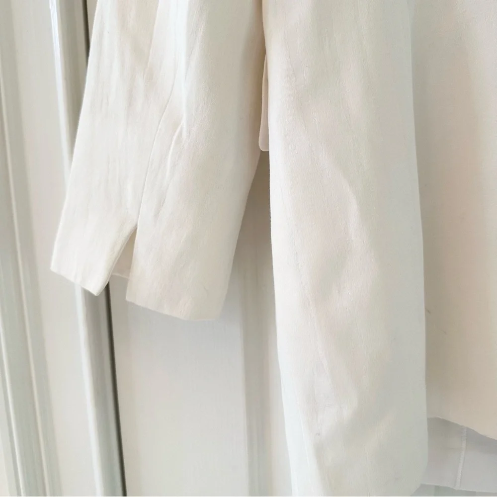 Lafayette 148 New York Blazer - Cream / White - Picture 7 of 8